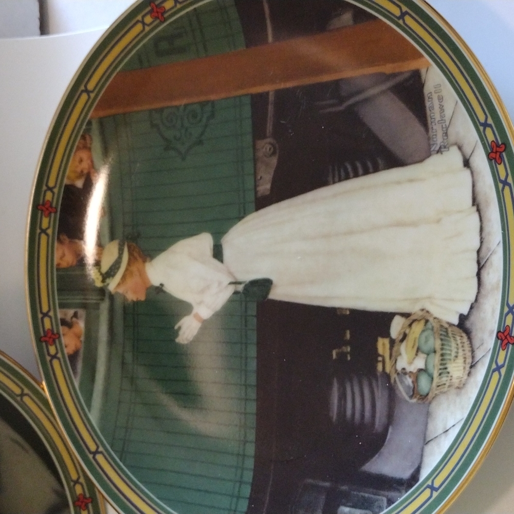 5 AUTHENTICATED NORMAN ROCKWELL PLATES - Picture 4 of 14